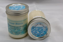 Load image into Gallery viewer, 8 oz Mason Jar Soy Wax Candle-Ocean Breeze