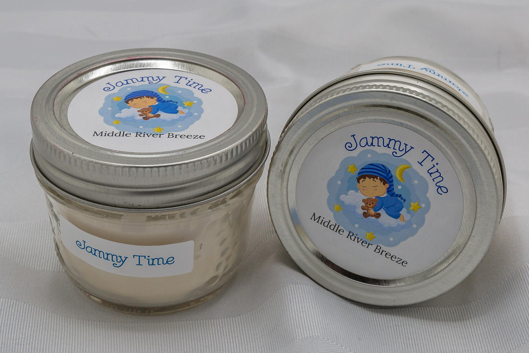 4 oz Mason Jar Soy Wax Candle-Jammy Time