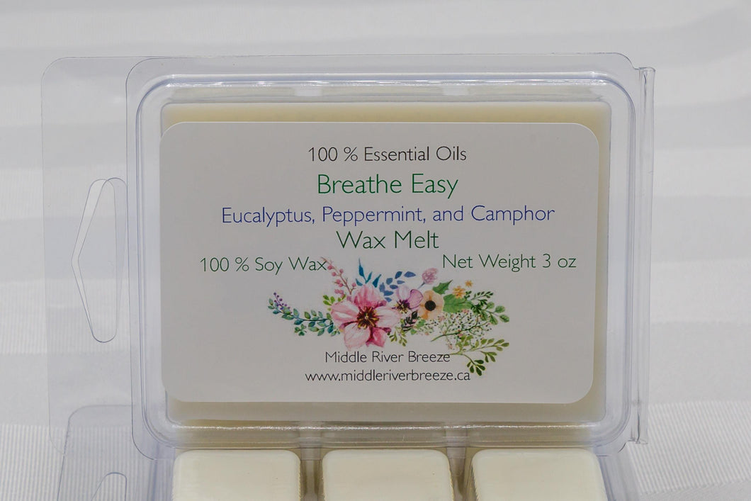 3 oz Soy Wax Melt-Breathe Easy Essential Oils